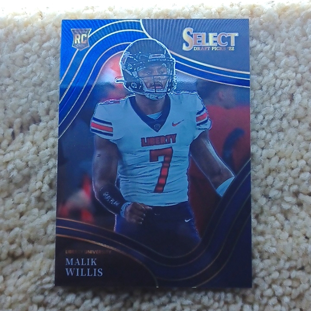 Malik Willis #102 2022 Panini Select Draft Picks